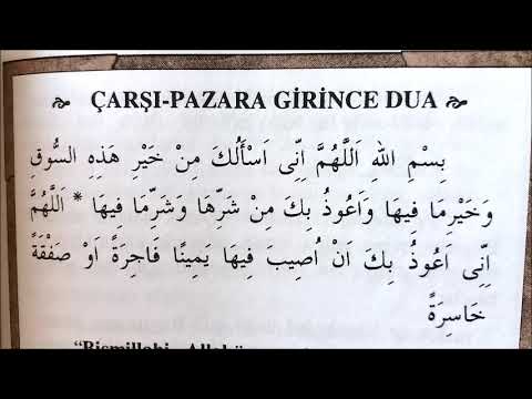 Çarşıya Çıkınca Okunacak Dua